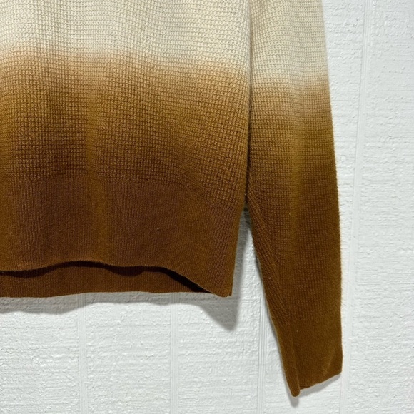 Madewell dip dye cashmere shrunken sweater size M - Picture 4 of 11